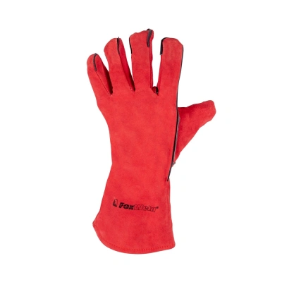 Краги спилковые "Рэд" FoxWeld купить в Москве с доставкой по всей России | ProtosMarket.ru