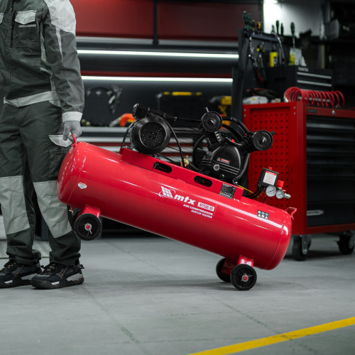 Компрессор воздушный ременный привод КР2500/80, 2,5 кВт, 80 литров, 420 л/мин МТХ купить в Москве с доставкой по всей России | ProtosMarket.ru