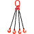 Строп цепной TOR 4СЦ г/п 4,25 т 10,0 м с самозакрывающимися крюками купить в Москве с доставкой по всей России | ProtosMarket.ru
