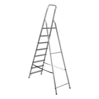 Стремянка, 8 ступеней, алюминиевая, Сибртех купить в Москве с доставкой по всей России | ProtosMarket.ru