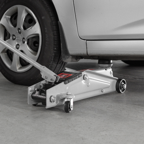 Домкрат гидравлический подкатной, 3 т, высота подъема 130-410 мм, поворотная ручка Matrix купить в Москве с доставкой по всей России | ProtosMarket.ru