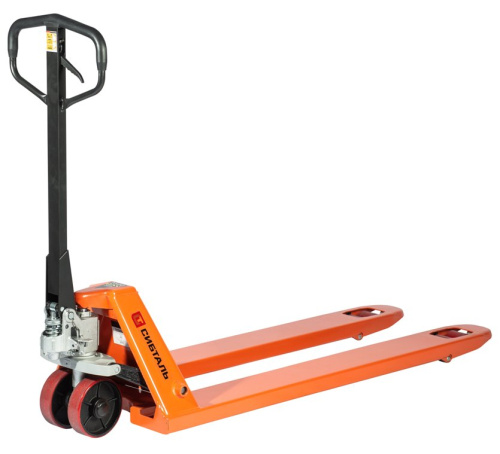 Гидравлическая тележка (рокла) ACR, 2,5 т, Вилы: 800 Х 550, СибТаль, полиуретановые колеса купить в Москве с доставкой по всей России | ProtosMarket.ru