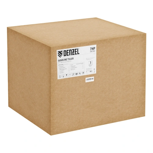 Мотоблок DPT-170S, 7 л.с., ремен.сцеп, фрез 3х4, ШОМ, передачи 2В/1Н Denzel по ценам производителя в Казани с доставкой по всей России