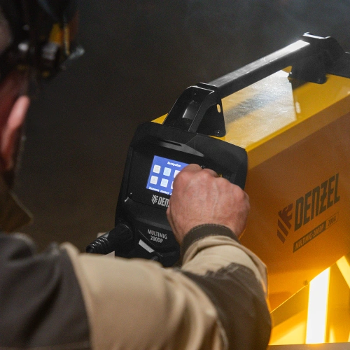 Аппарат инвертор. полуавтомат. сварки MultiMIG-200DP Synergy Double Pulse, 200 А, ПВ 80% Denzel купить в Москве с доставкой по всей России | ProtosMarket.ru