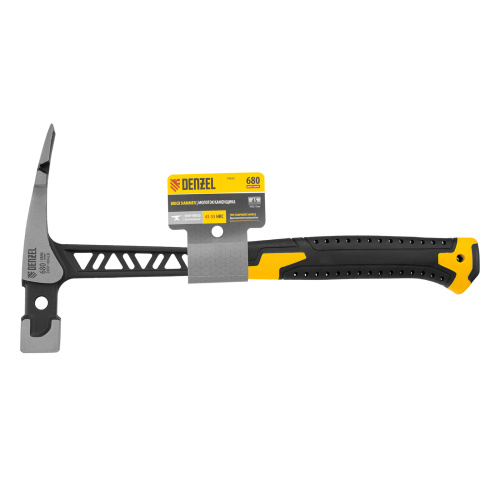 Молоток каменщика 680 г, цельнокованый, двухкомпонентная обрезиненная рукоятка Denzel купить в Москве с доставкой по всей России | ProtosMarket.ru