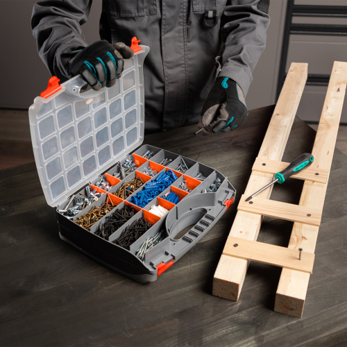 Органайзер двухсторонний 325 x 280 x 85 мм, пластик Stels купить в Москве с доставкой по всей России | ProtosMarket.ru