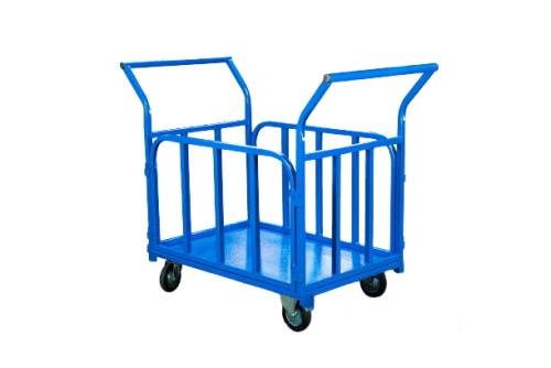 Тележка платформенная TOR ТП-Б (700х1200) с бортами и двумя ручками (колеса 160 мм) купить в Москве с доставкой по всей России | ProtosMarket.ru