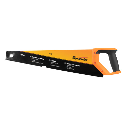 Ножовка по дереву, 500 мм, 7-8 TPI, зуб 2D, каленый зуб, двухкомпонентная рукоятка Sparta по ценам производителя в Казани с доставкой по всей России