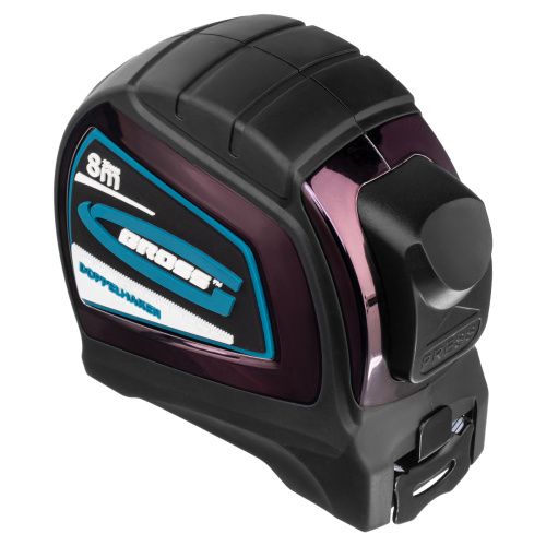 Рулетка "Doppelhaken",8 м x 25 мм,двухсторонний зацеп,Нейлон,двусторонняя шкала,автоматическая фиксация Gross купить в Москве с доставкой по всей России | ProtosMarket.ru