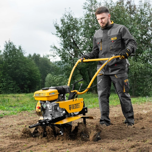 Мотоблок DPT-270S, 7 л.с., ремен.сцеп, фрез 3х4, ШОМ, передачи 2В/1Н Denzel по ценам производителя в Казани с доставкой по всей России