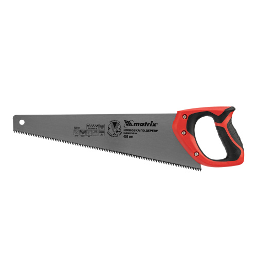 Ножовка по дереву, 400 мм, 7-8 TPI, зуб-3D, каленый зуб, двухкомпонентная рукоятка Matrix купить в Москве с доставкой по всей России | ProtosMarket.ru