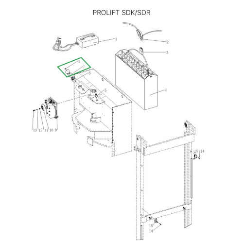 Счетчик моточасов c индикатором заряда для штабелеров SDR/SDK 1,5-2 т, для тележек SK20 по ценам производителя в Казани с доставкой по всей России