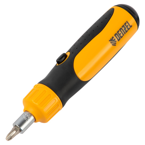 Отвертка реверсивная, механизм SmartPush 12 шт, S2 Denzel купить в Москве с доставкой по всей России | ProtosMarket.ru