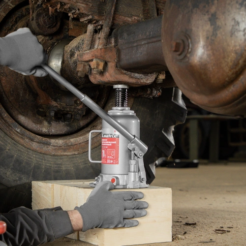 Домкрат гидравлический бутылочный, 20 т, высота подъема 242-452 мм Matrix купить в Москве с доставкой по всей России | ProtosMarket.ru