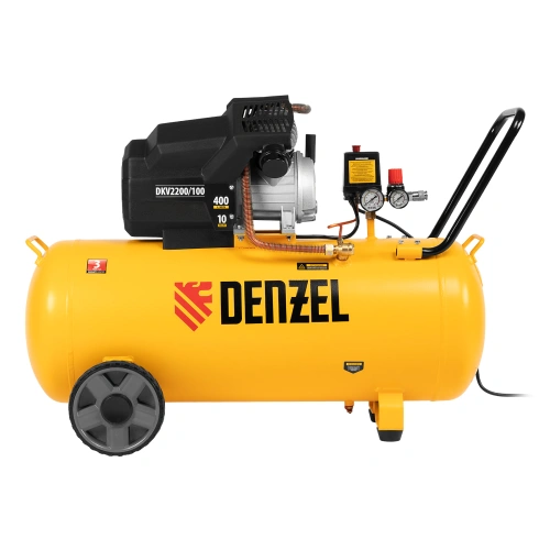 Компрессор воздушный DKV2200/100, Х-PRO 2.2 кВт, 400 л/мин, 100л Denzel купить в Москве с доставкой по всей России | ProtosMarket.ru