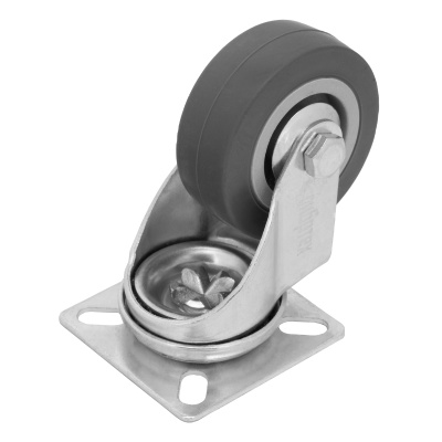 Колесо поворотное D 50 мм, крепление  платформенное Сибртех по ценам производителя в Казани с доставкой по всей России