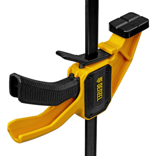 Струбцина F-образная, быстрозажимная, 150 х 80 мм, усиленный нейлоновый корпус Denzel купить в Москве с доставкой по всей России | ProtosMarket.ru