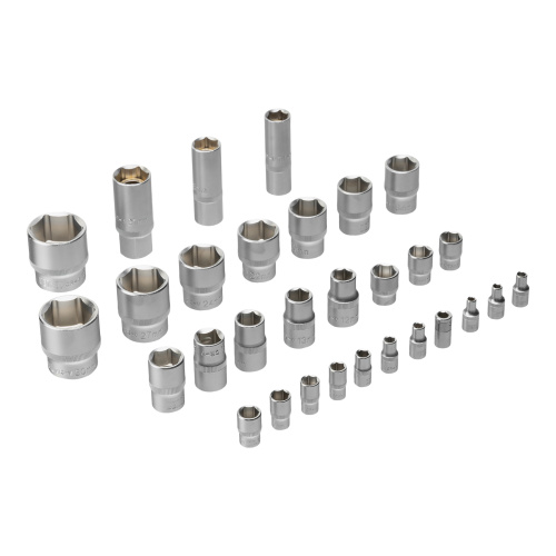 Набор инструментов, 1/2", 1/4", CrV, S2, пластиковый кейс, 100 предметов Denzel по ценам производителя в Казани с доставкой по всей России