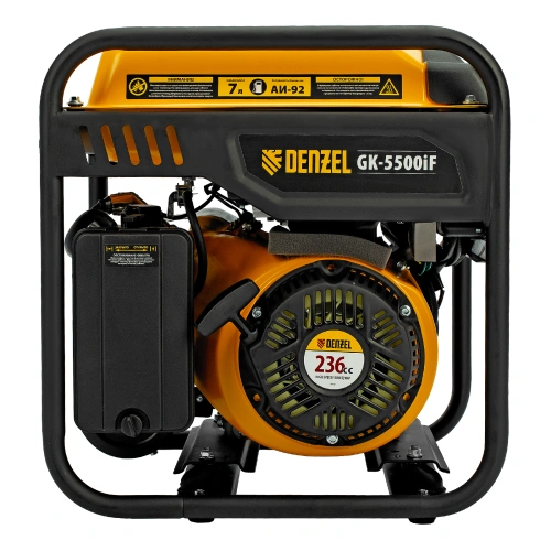 Генератор инверторный GK-5500iF, 5,5 кВт, 230 В, ручной старт DENZEL купить в Москве с доставкой по всей России | ProtosMarket.ru