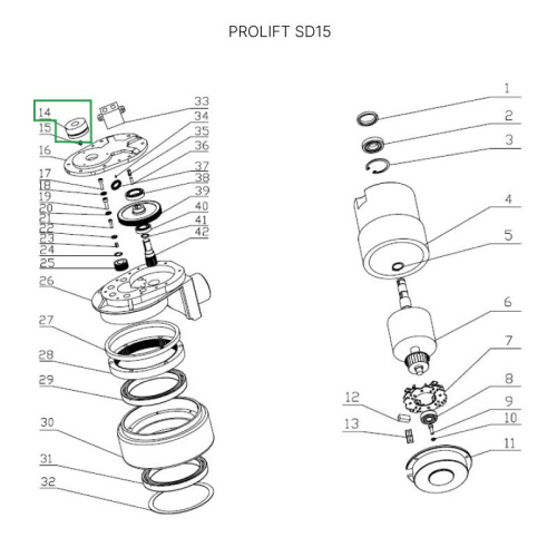 Катушка электромагнитного тормоза для штабелеров SDR 1-1,2 т, SDR1635, для тележек SD15 по ценам производителя в Казани с доставкой по всей России