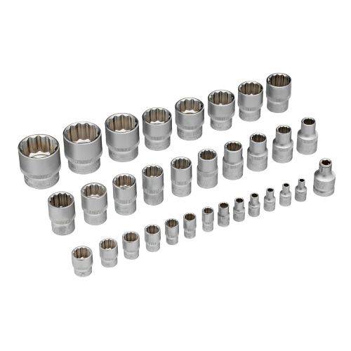 Набор инструментов 1/2", 1/4", CrV, 12 гранные головки, пластиковый кейс, 94 предмета Stels купить в Москве с доставкой по всей России | ProtosMarket.ru