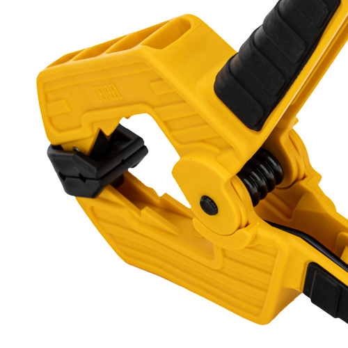 Струбцина клещеобразная, усиленная 80 х 60 мм, двухкомпонентные рукоятки Denzel по ценам производителя в Казани с доставкой по всей России