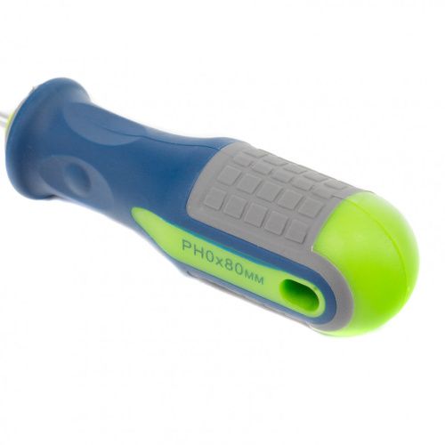 Отвертка, PH0 х 80 мм, CrV, трехкомпонентная рукоятка Сибртех купить в Москве с доставкой по всей России | ProtosMarket.ru