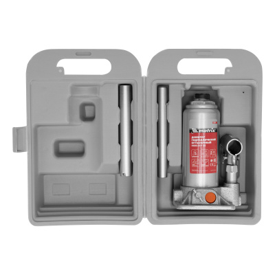 Домкрат гидравлический бутылочный, 3 т, h подъема 178-343 мм, в пластиковом кейсе Matrix купить в Москве с доставкой по всей России | ProtosMarket.ru