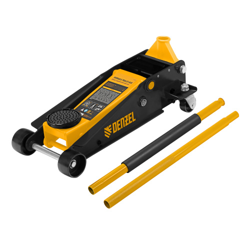 Домкрат гидравлический подкатной 3 т, с фиксатором, быстрый подъем, 135-480 мм, профессиональный Denzel купить в Москве с доставкой по всей России | ProtosMarket.ru