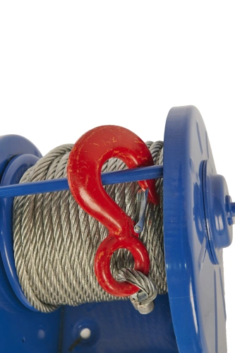 Лебедка ручная барабанная с тросом 3000кг  40м с храповым механизмом TOR JHW по ценам производителя в Казани с доставкой по всей России