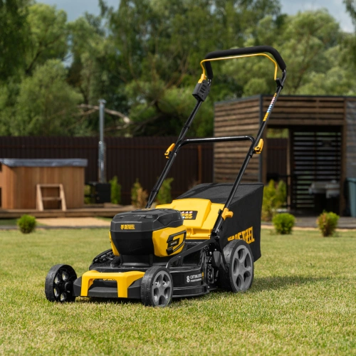 Газонокосилка аккумуляторная бесщет. DLM-460, 460 мм, травосб. 65 л., Li-Ion, 40 В Denzel по ценам производителя в Казани с доставкой по всей России