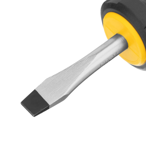 Отвертка SL6x38 мм, CrV, трехкомпонентная рукоятка Denzel по ценам производителя в Казани с доставкой по всей России