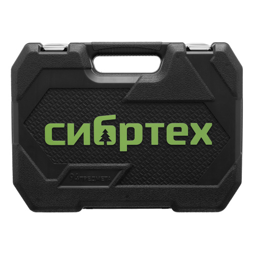 Набор инструментов, 1/2", 1/4", пластиковый кейс 89 предметов Сибртех купить в Москве с доставкой по всей России | ProtosMarket.ru