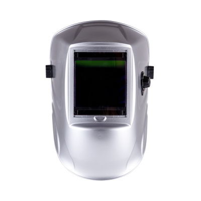 Маска сварщика GEFEST "серебро"  (ф-р 9700V, пр-во FoxWeld/КНР) без коробки купить в Москве с доставкой по всей России | ProtosMarket.ru