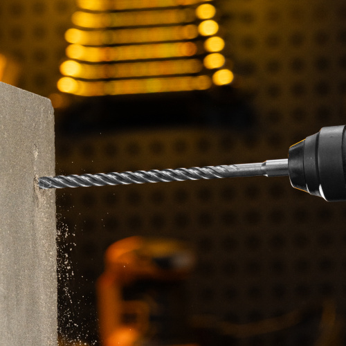 Бур по бетону, цельная крестовая пластина, 8x265 мм, SDS PLUS Denzel по ценам производителя в Казани с доставкой по всей России