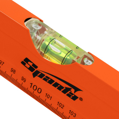 Уровень алюминиевый, 2000 мм, 3 глазка, желтый, линейка Sparta купить в Москве с доставкой по всей России | ProtosMarket.ru