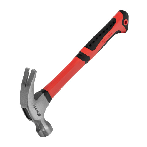 Молоток-гвоздодер, 450 г, боек 27 мм, фибергласовая обрезиненная рукоятка Matrix купить в Москве с доставкой по всей России | ProtosMarket.ru