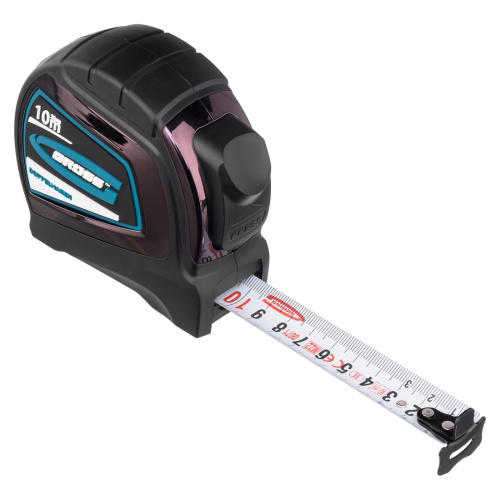 Рулетка "Doppelhaken",10 м x 25 мм,двухсторонний зацеп,Нейлон,двусторонняя шкала,автоматическая фиксация Gross по ценам производителя в Казани с доставкой по всей России