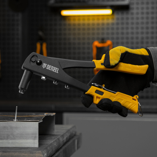 Заклепочник ручной, 255 мм, заклепки 2,4-3,2-4,0-4,8 мм Denzel купить в Москве с доставкой по всей России | ProtosMarket.ru