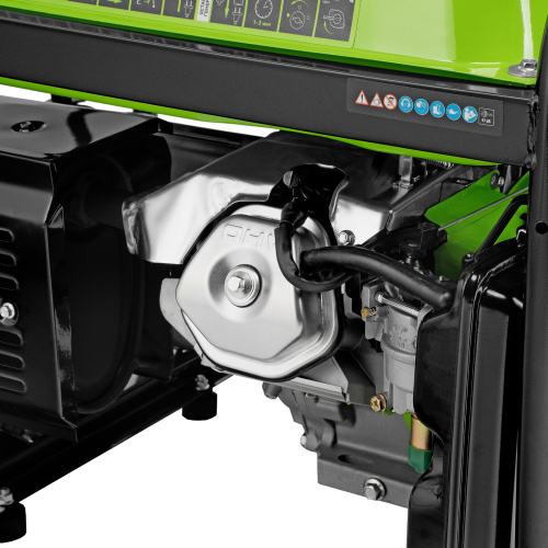 Генератор бензиновый БС-8000Э, 6,6 кВт, 230В, четырехтактный, 25 л, электростартер Сибртех по ценам производителя в Казани с доставкой по всей России