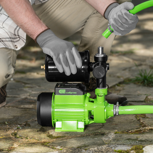 Насосная станция НС400-Ч, 400 Вт, напор 32 м, 2100 л/ч, ресивер 2 л Сибртех по ценам производителя в Казани с доставкой по всей России