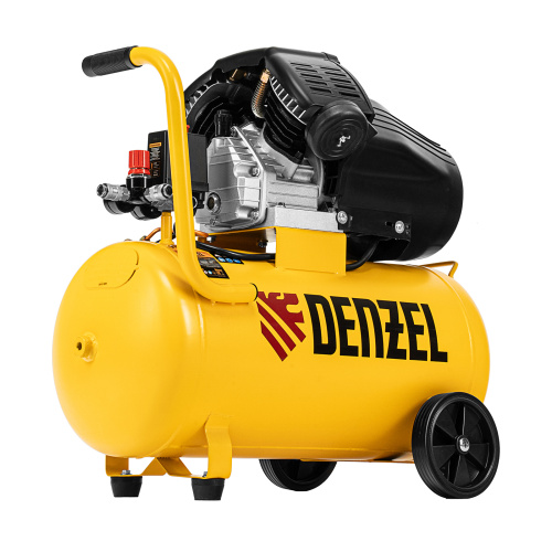 Компрессор воздушный прям. привод DCV1800/50, 1,8 кВт, 50 литров, 320 л/мин Denzel купить в Москве с доставкой по всей России | ProtosMarket.ru