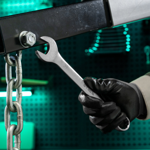 Ключ комбинированный, 21 мм, CrV, матовый хром Stels по ценам производителя в Казани с доставкой по всей России