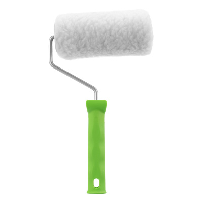 Валик с натуральным мехом, с ручкой, 150 мм, ворс 12 мм, D 48 мм, D ручки 6 мм, Сибртех купить в Москве с доставкой по всей России | ProtosMarket.ru