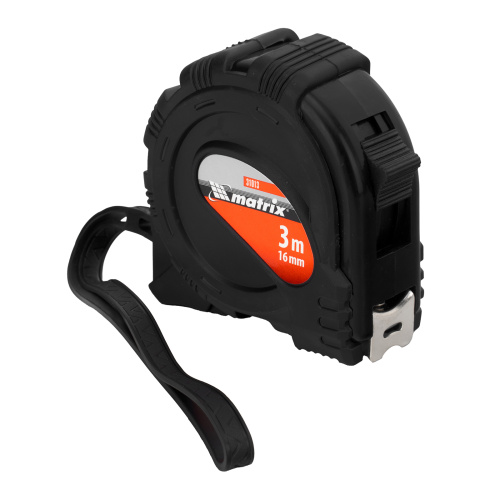 Рулетка Black,3 м х 16 мм,обрезиненный корпус Matrix по ценам производителя в Казани с доставкой по всей России