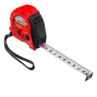 Рулетка Rubber,3 м х 16 мм,обрезиненный корпус Matrix по ценам производителя в Казани с доставкой по всей России