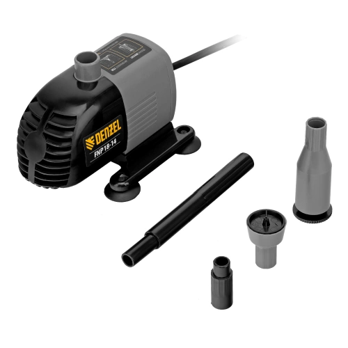 Насос фонтанный FNP18-14, 18 Вт, подъем 1,4 м, 750 л/ч, колокольчик/каскад Denzel купить в Москве с доставкой по всей России | ProtosMarket.ru