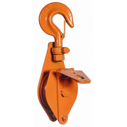 Блок шкивовый однорольный с крюком и откидной щекой 2 т, D каната 11 - 14 мм, СибТаль купить в Москве с доставкой по всей России | ProtosMarket.ru