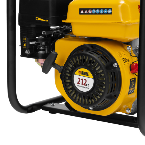 Мотопомпа бензиновая для грязной воды PX-80D7, 7 л.с., 3", 1300 л/мин, глуб 8 м,напор 30 м Denzel по ценам производителя в Казани с доставкой по всей России