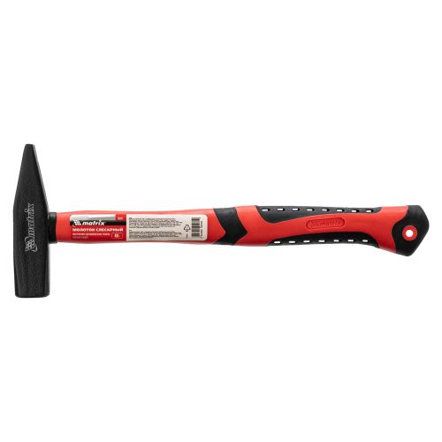 Молоток слесарный, 400 г, фибергласовая обрезиненная рукоятка Matrix купить в Москве с доставкой по всей России | ProtosMarket.ru